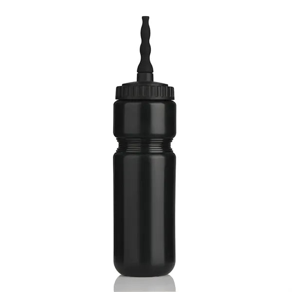 28 oz Custom Push Lid Plastic Water Bottles