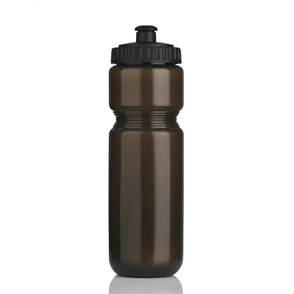 28 oz Custom Push Lid Plastic Water Bottles
