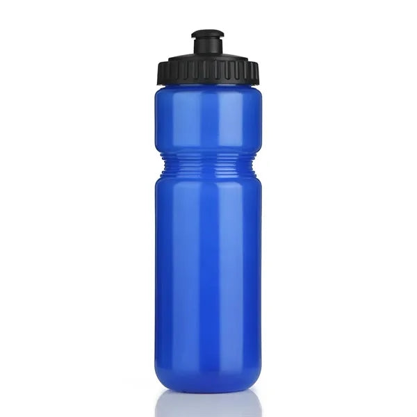 28 oz Custom Push Lid Plastic Water Bottles