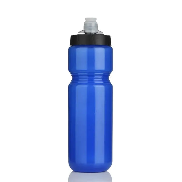 28 oz Custom Push Lid Plastic Water Bottles