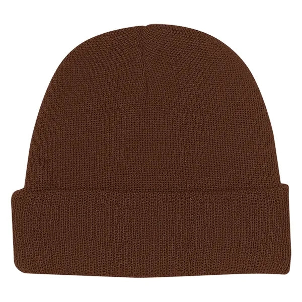 Acrylic Winter Knit Beanies with Cuffs Hat