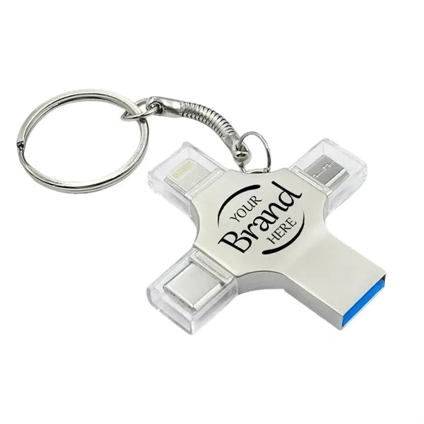 4-In-1 Hub Adapter Keychain