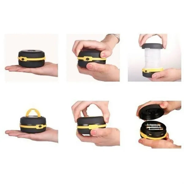 Collapsible Waterproof Pop-Up LED Camping Light with Handle