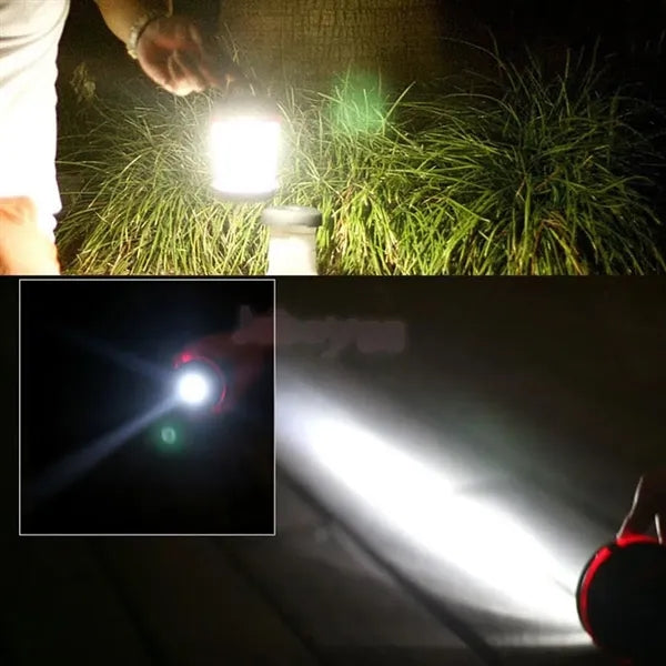 Collapsible Waterproof Pop-Up LED Camping Light with Handle