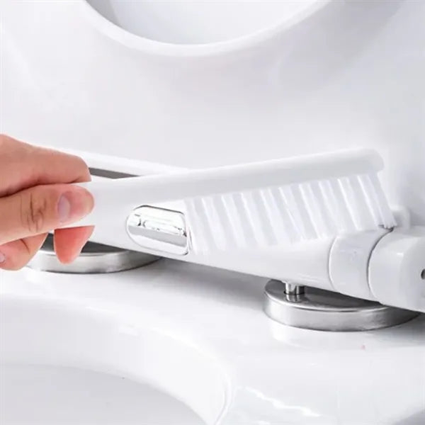 Non-Slip Wall Mount Toilet Brush Set with Ventilated Holder