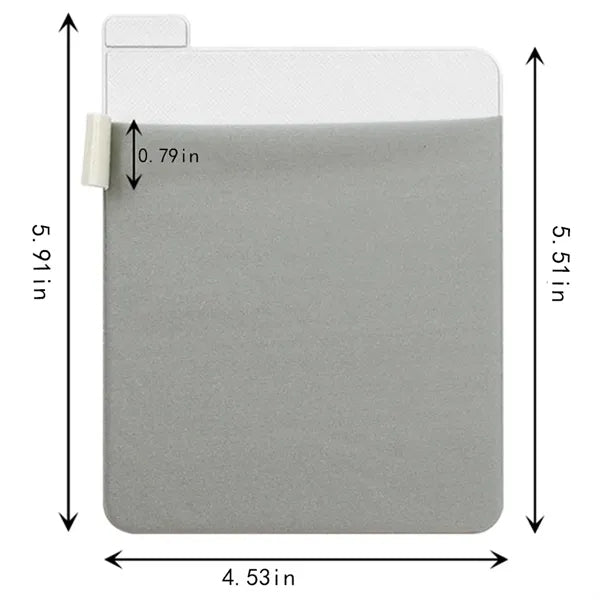 Portable laptop sticky mini accessory pouch