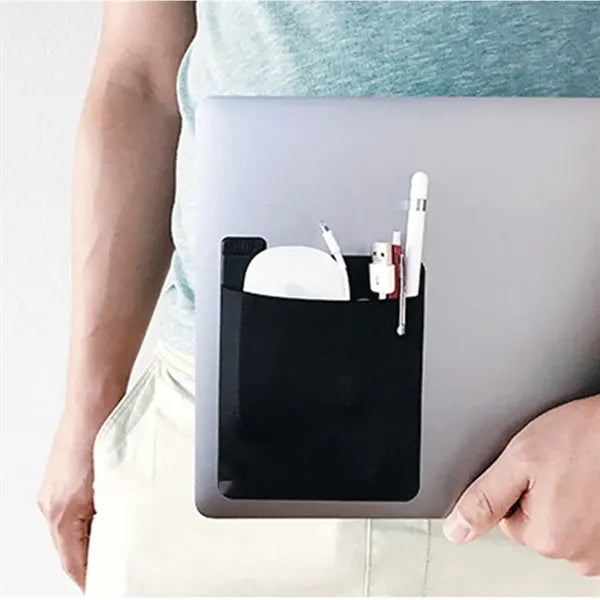 Portable laptop sticky mini accessory pouch