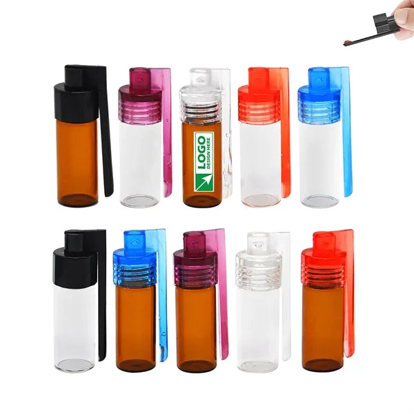 Mini Glass Spice Dispensers with Spoon