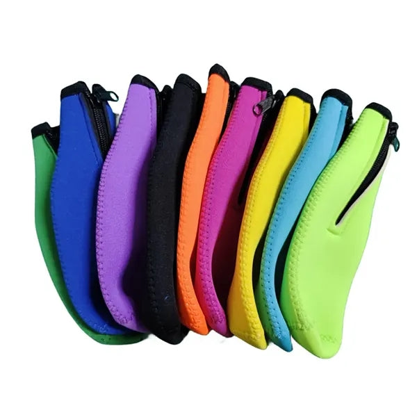Thicken Fall-resistant Zippered Neoprene Beer Bottle Sleeve