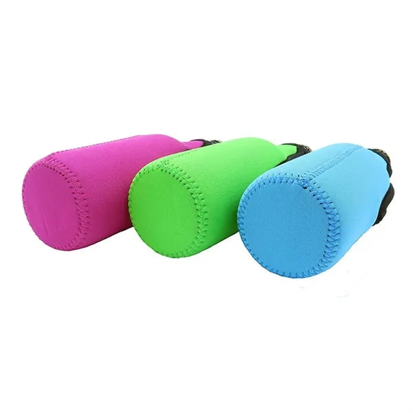 Thicken Fall-resistant Zippered Neoprene Beer Bottle Sleeve