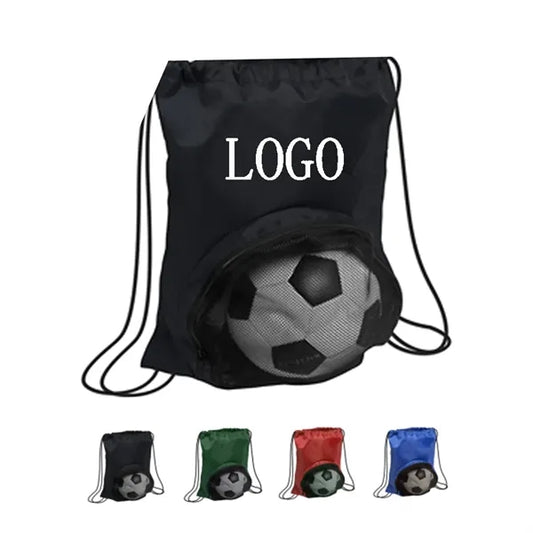 Mesh String Drawstring Pull String Bag for Ball