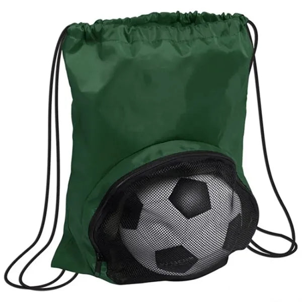 Mesh String Drawstring Pull String Bag for Ball