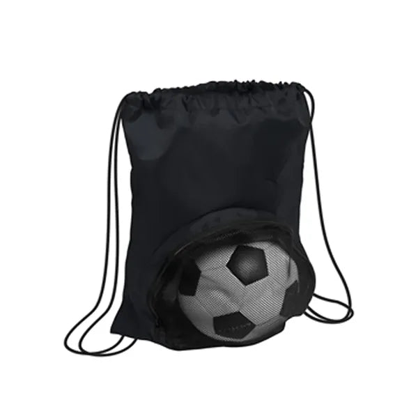 Mesh String Drawstring Pull String Bag for Ball