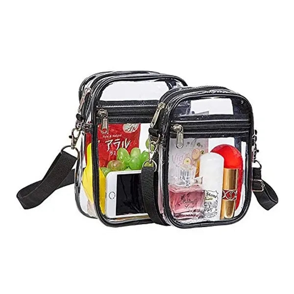 Clear PVC Stadium Crossbody Bag