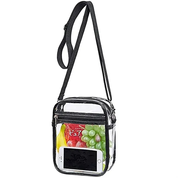 Clear PVC Stadium Crossbody Bag