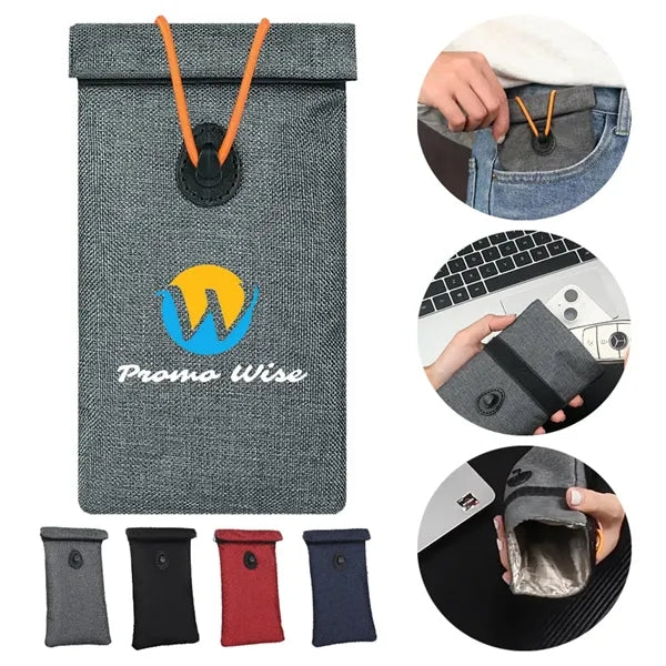 Secure Anti-Hacking Anti-Theft Signal Blocker Cellphone Bag