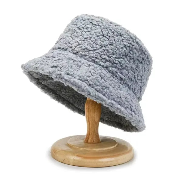 Winter Faux Fur Bucket Hat