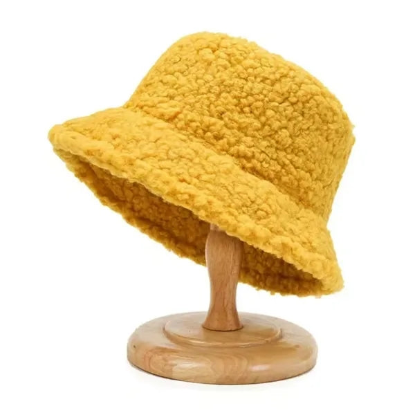 Winter Faux Fur Bucket Hat
