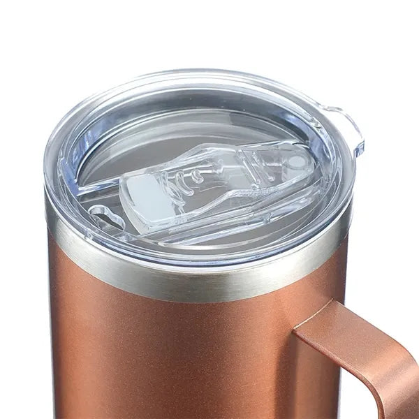 24oz 304 Stainless Steel Mug with Handle and Lid