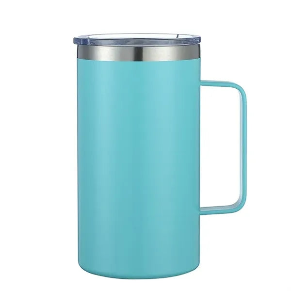 24oz 304 Stainless Steel Mug with Handle and Lid