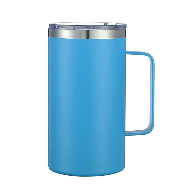 24oz 304 Stainless Steel Mug with Handle and Lid