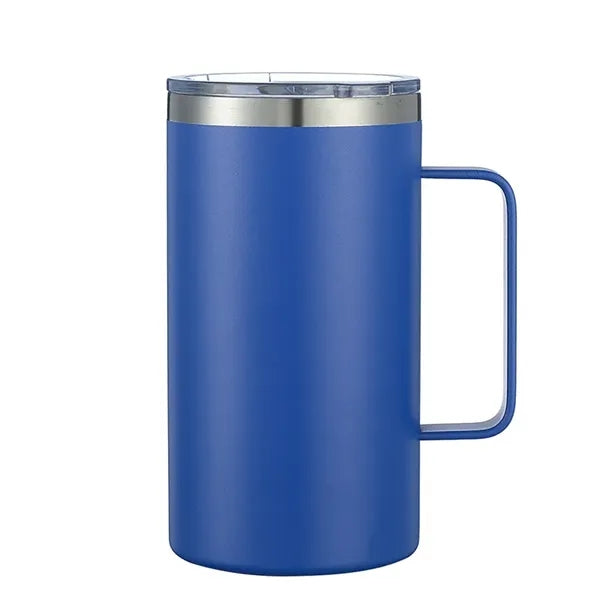 24oz 304 Stainless Steel Mug with Handle and Lid