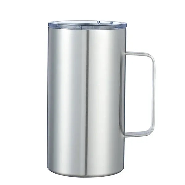 24oz 304 Stainless Steel Mug with Handle and Lid