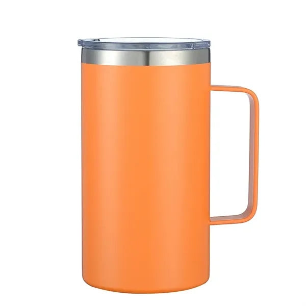 24oz 304 Stainless Steel Mug with Handle and Lid