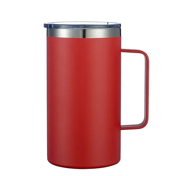 24oz 304 Stainless Steel Mug with Handle and Lid
