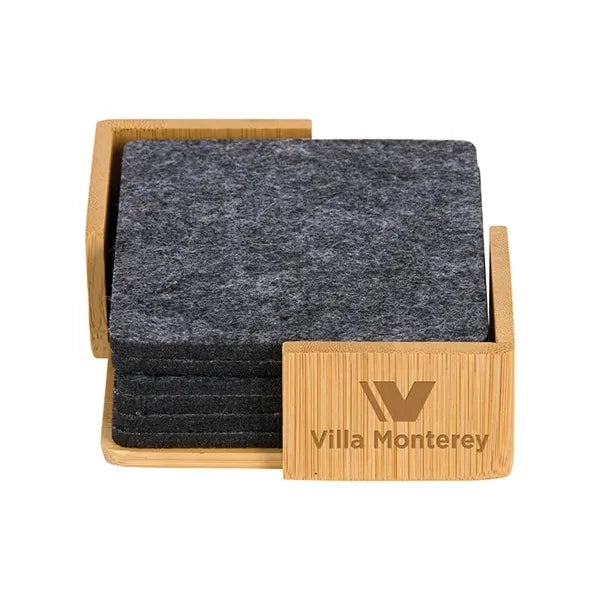 Redmond 6pc Recycled Felt Coaster Set