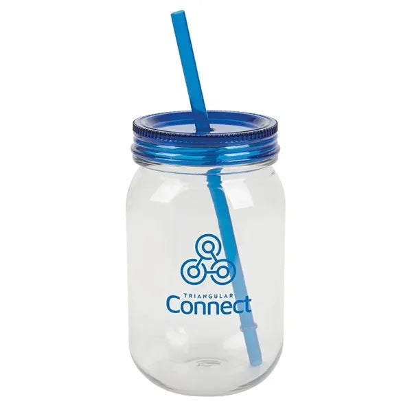 Bootlegger II 27 oz. RPET Mason Jar Tumbler