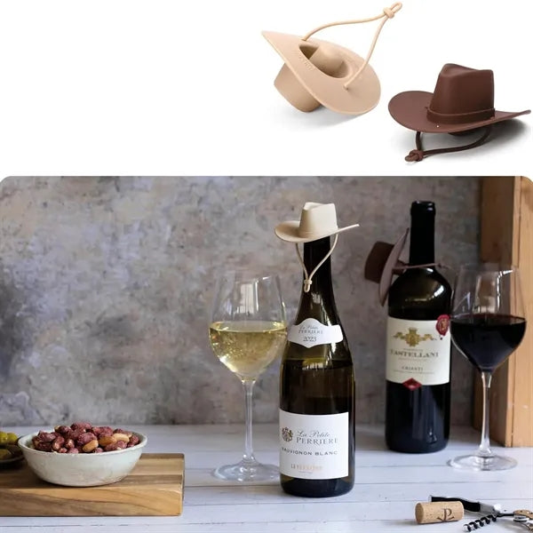 Cowboy Hat Silicone Wine Stopper