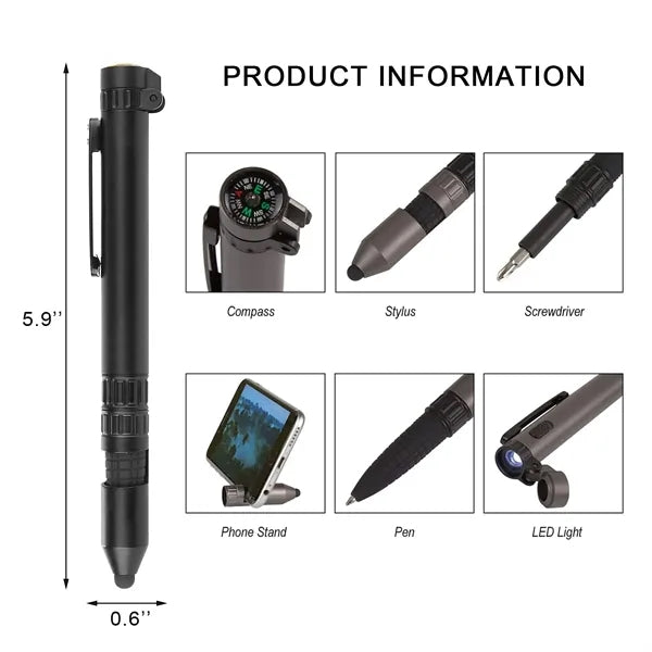 6 In 1 Multifunction Pen
