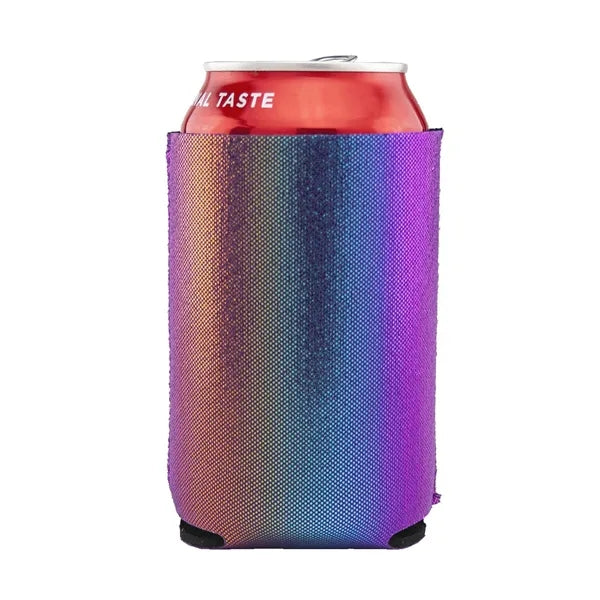 12Oz Metallic Neoprene Can Cooler