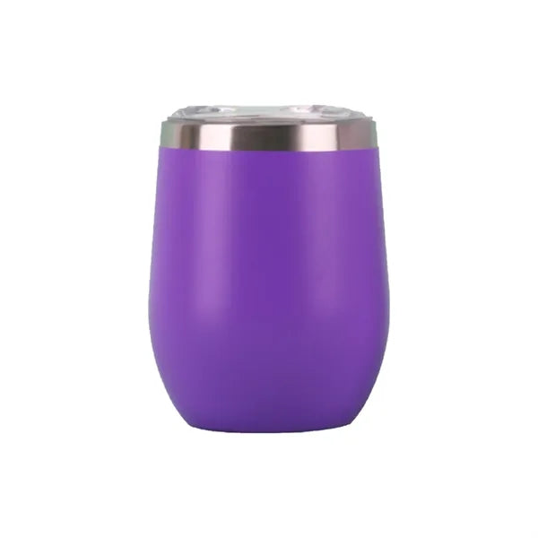 12 Oz Stainless Steel Wine Tumbler Stemless Glasses