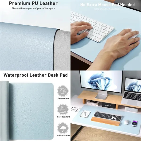 Desktop Large Leather Mouse Pad