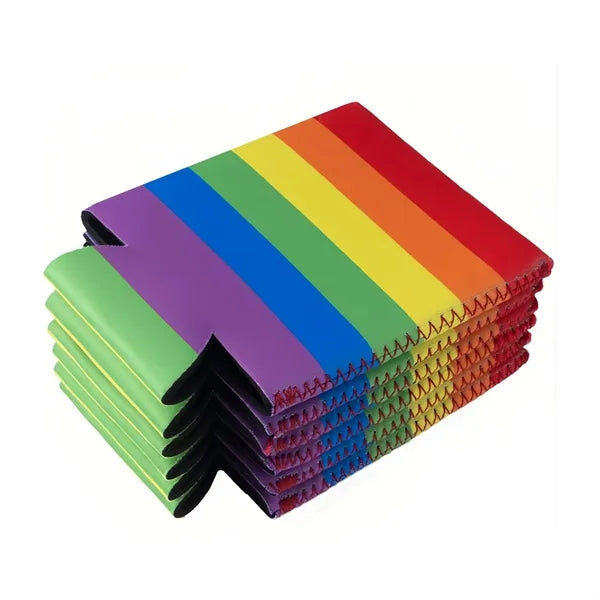 12Oz Rainbow Neoprene Can Cooler Sleeve