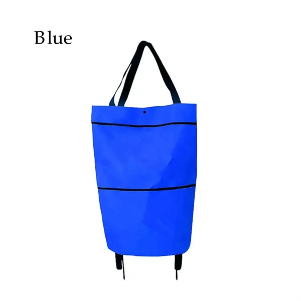 Foldable Shopping Bag With Wheels