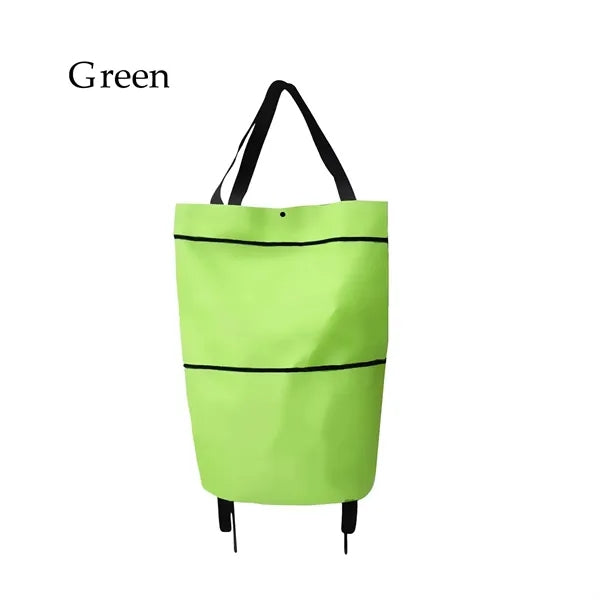 Foldable Shopping Bag With Wheels
