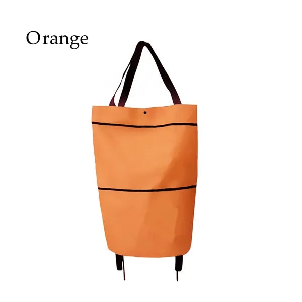 Foldable Shopping Bag With Wheels