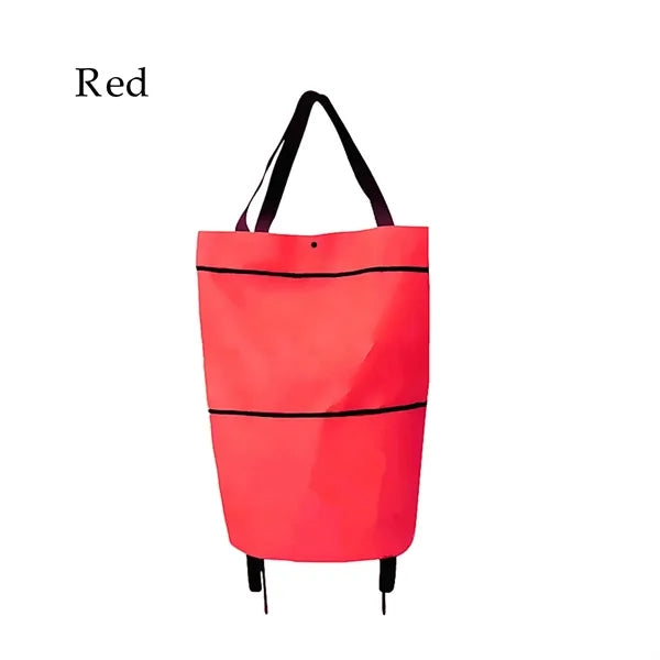Foldable Shopping Bag With Wheels
