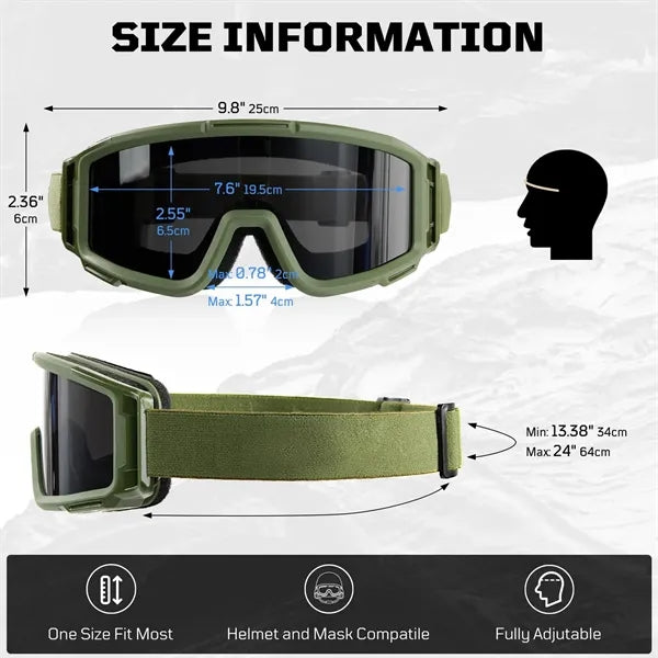 Tactical Safety Goggles