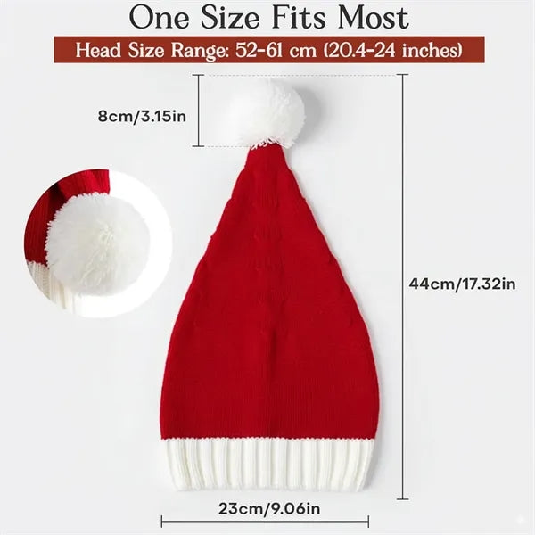 Knitted Soft And Warm Christmas Hat