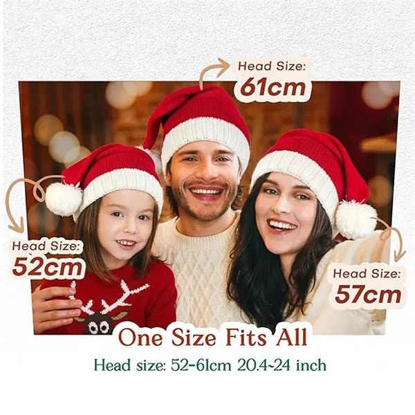 Knitted Soft And Warm Christmas Hat