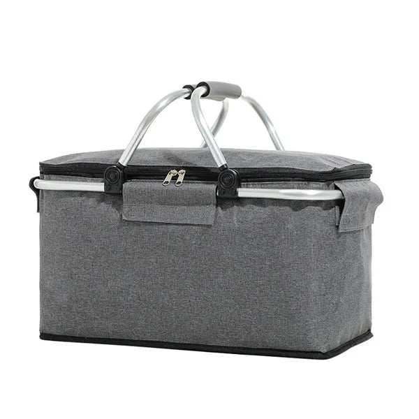 Insulated Picnic Basket Folding Tote Bag