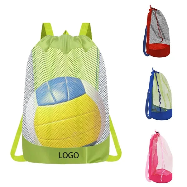 Mesh Drawstring Toy Storage Bag