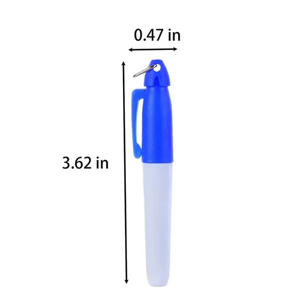 Golf Ball Line Marker Pen With Keychain Clip