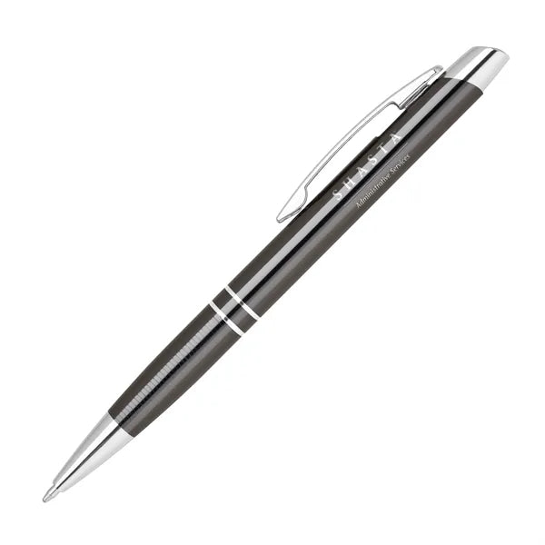 Klavier-V Click Pen with Knurled Grip & Chrome Trim