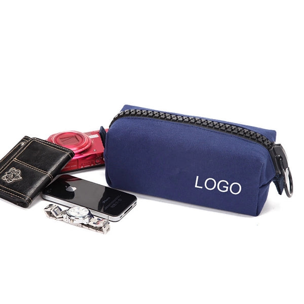Canvas Pencil Pouch Cosmetic Bag