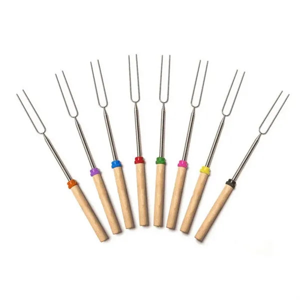 Telescoping Roasting Fork Wood
